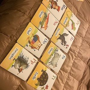 Animal Parade Alphabet Cards wall art